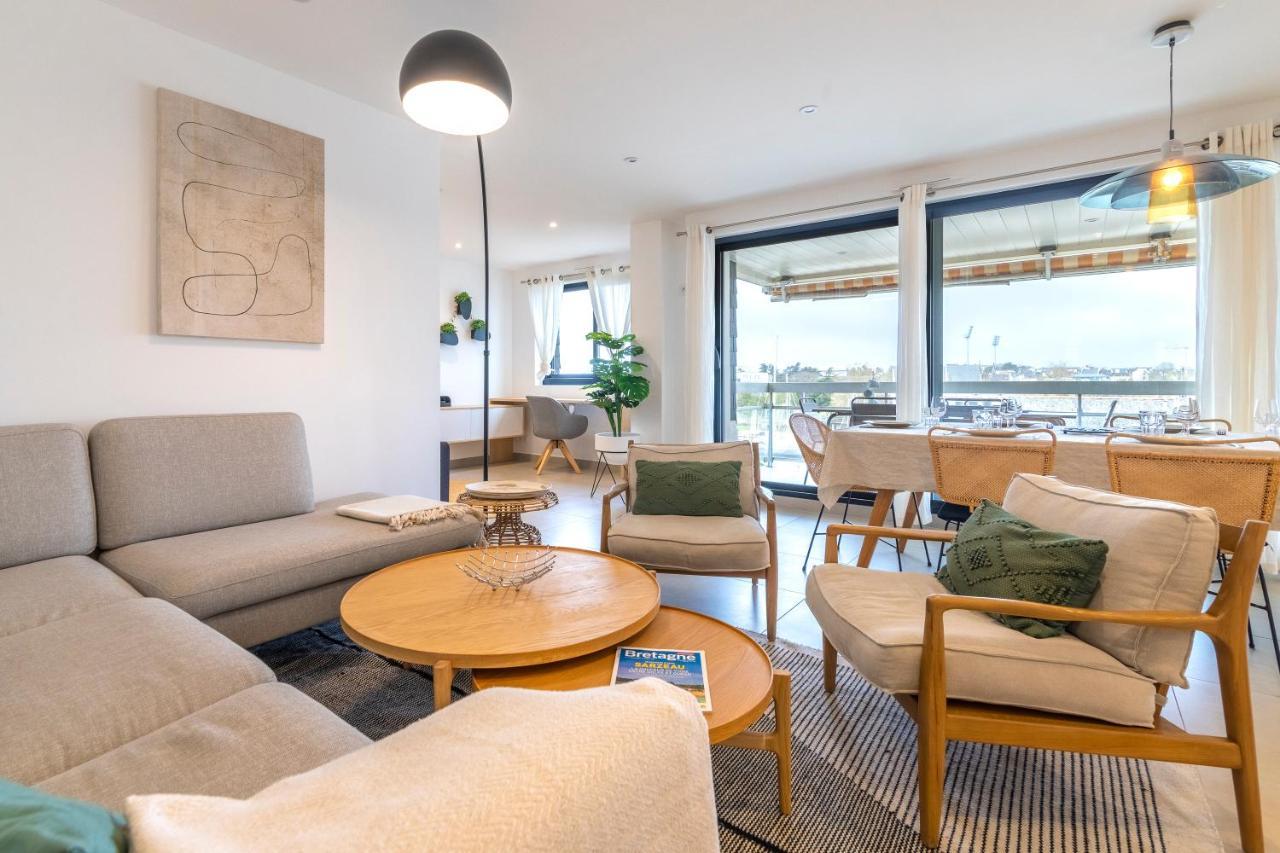 Grand Appartement De Standing Avec Terrasse Vue Port Au Centre De 瓦讷 外观 照片